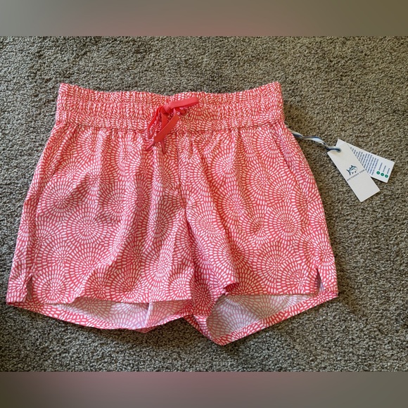 🆕 SOUTHERN TIDE Neeley Brrr Performance Short In Sunkist Coral - Picture 5 of 12